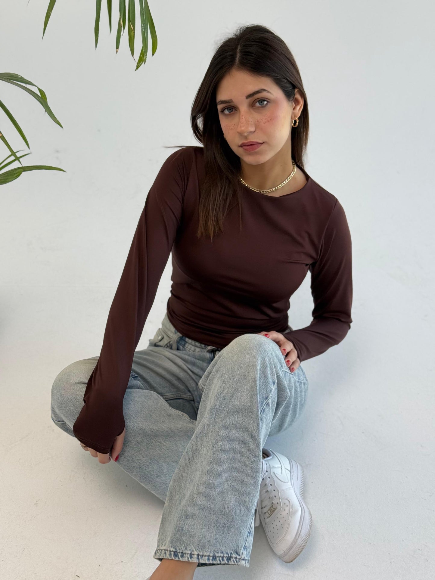 Effortless Brown Basic L | بادي قطن بيزك