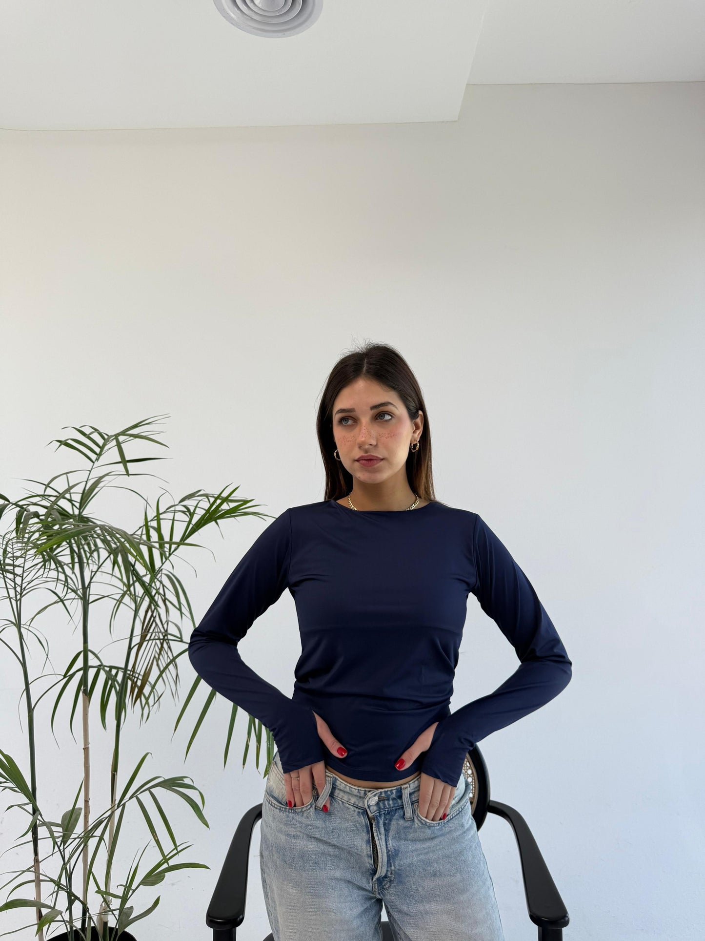 Effortless Black Basic L | بادي قطن بيزك