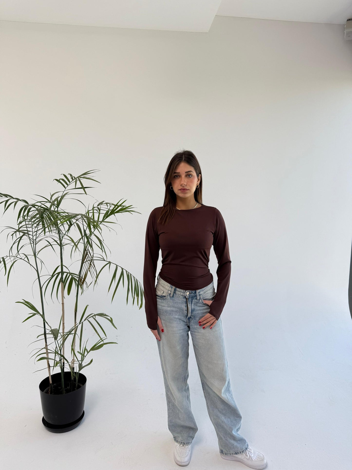 Effortless Brown Basic L | بادي قطن بيزك